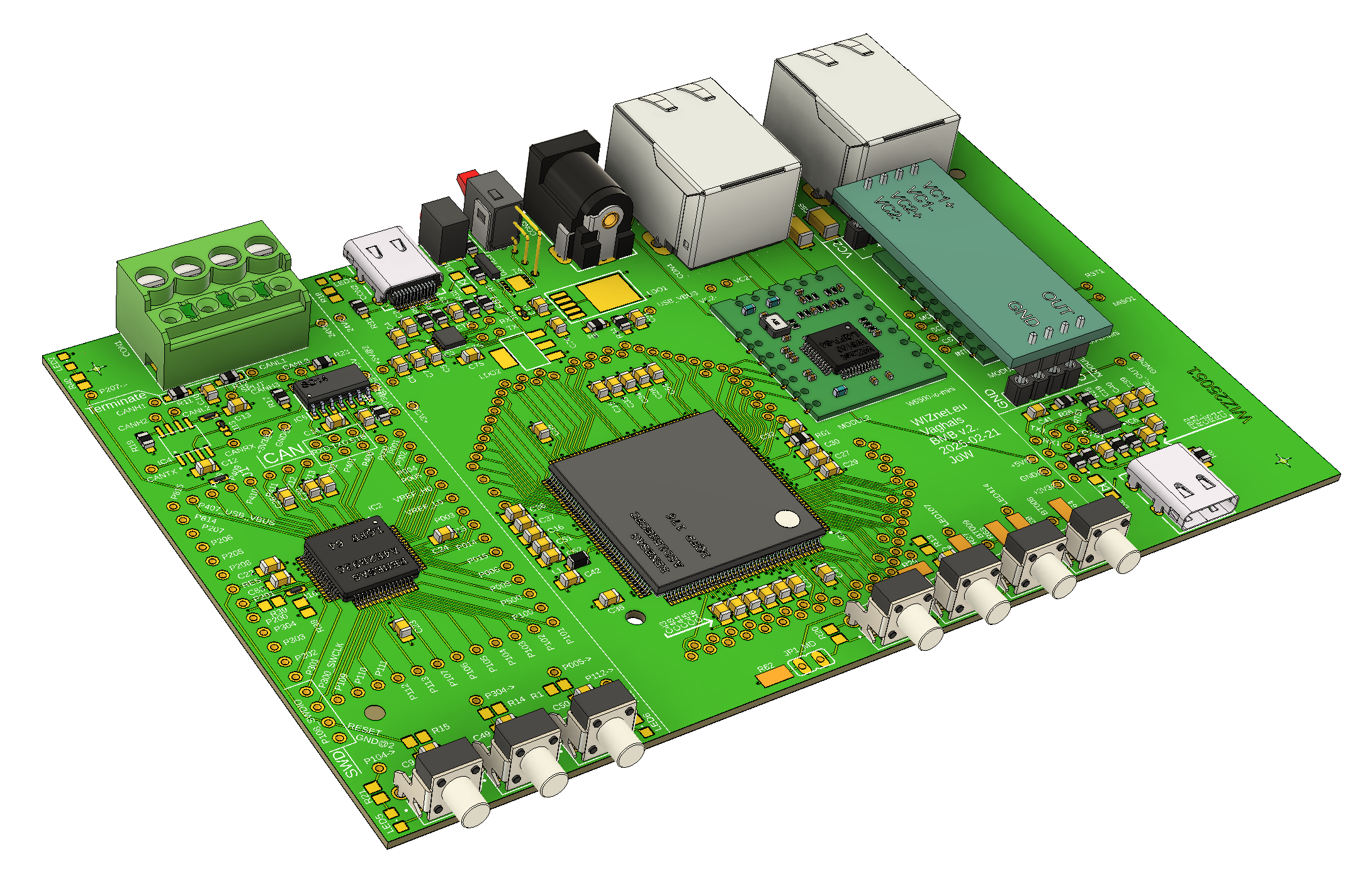Genesis-Board 3D Render