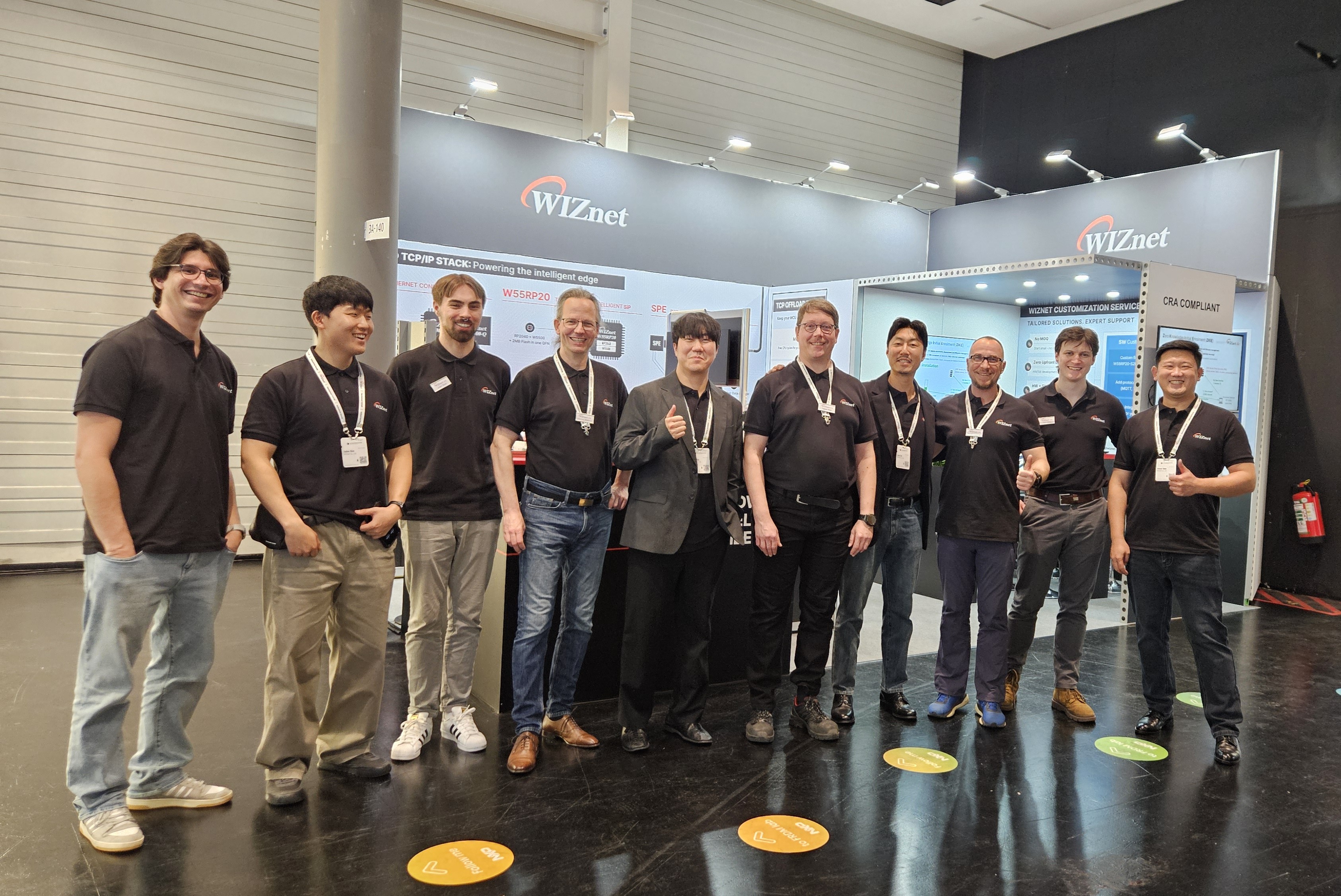 WIZnet on the embedded world 2026 - booth 3A-140